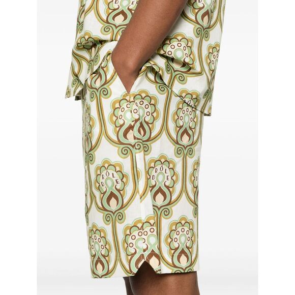 Drole De Monsieur Green Shorts - Tailored Shorts Men